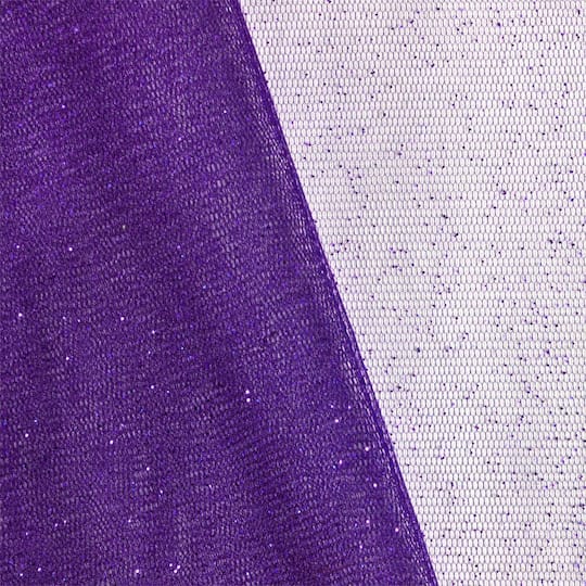 Purple Glitter Tulle